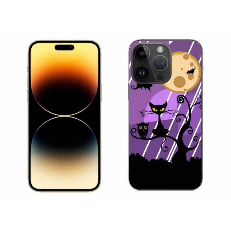 Gelový kryt mmCase na mobil iPhone 14 Pro Max 6.7 - halloween