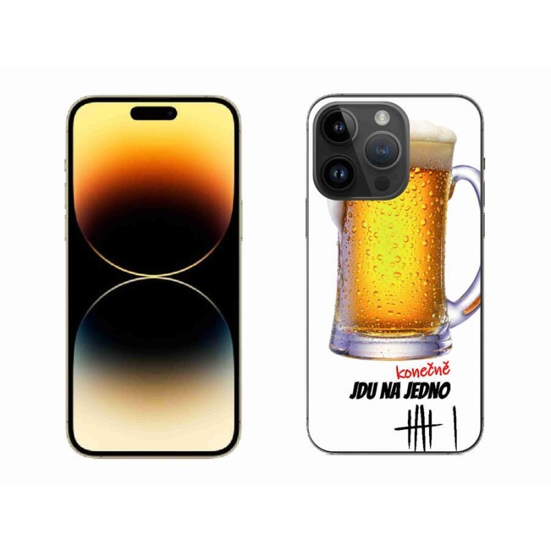 Gelový kryt mmCase na mobil iPhone 14 Pro Max 6.7 - jdu na jedno