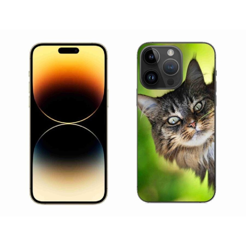 Gelový kryt mmCase na mobil iPhone 14 Pro Max 6.7 - kočka 3