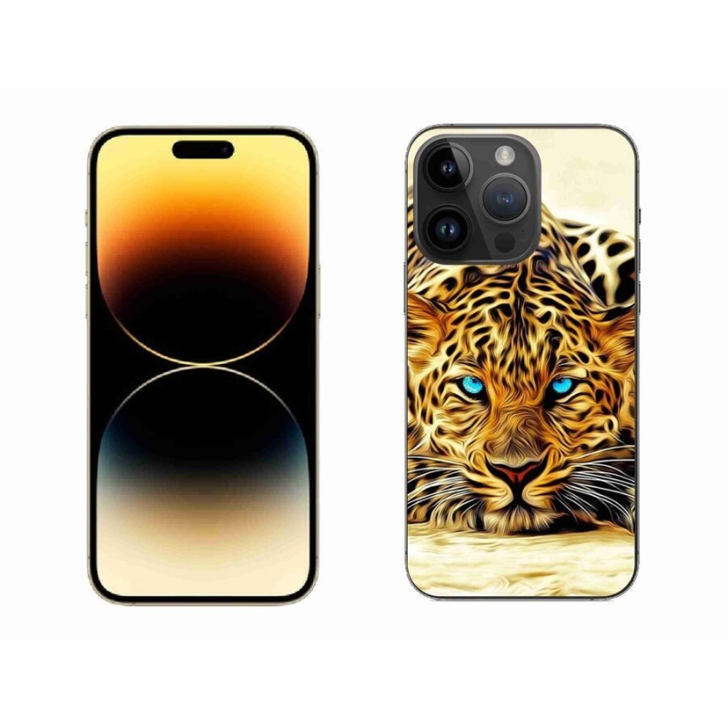 Gelový kryt mmCase na mobil iPhone 14 Pro Max 6.7 - kreslený tygr
