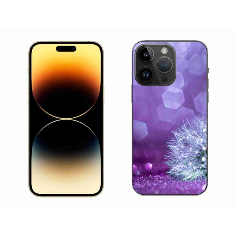 Gelový kryt mmCase na mobil iPhone 14 Pro Max 6.7 - odkvetlá pampeliška 2