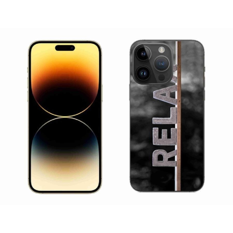 Gelový kryt mmCase na mobil iPhone 14 Pro Max 6.7 - relax 1