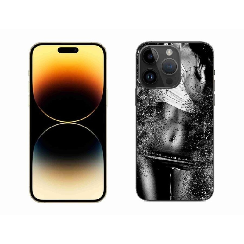 Gelový kryt mmCase na mobil iPhone 14 Pro Max 6.7 - sexy žena 1