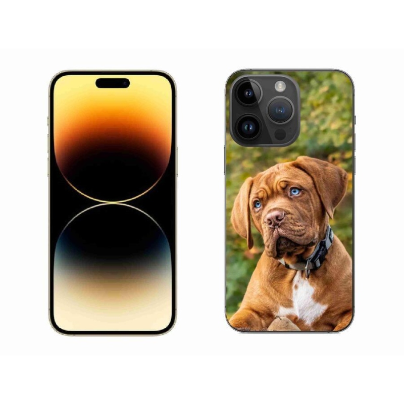 Gelový kryt mmCase na mobil iPhone 14 Pro Max 6.7 - štěně