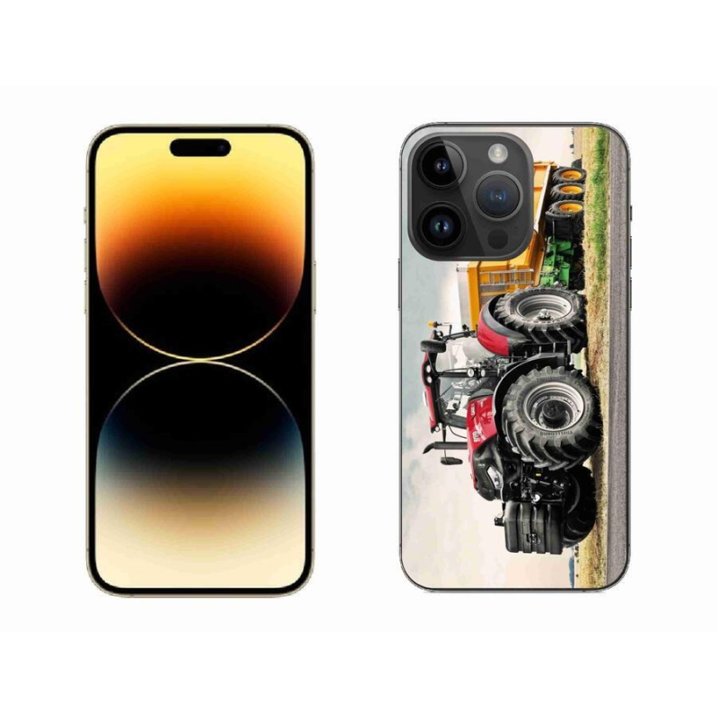 Gelový kryt mmCase na mobil iPhone 14 Pro Max 6.7 - traktor 3