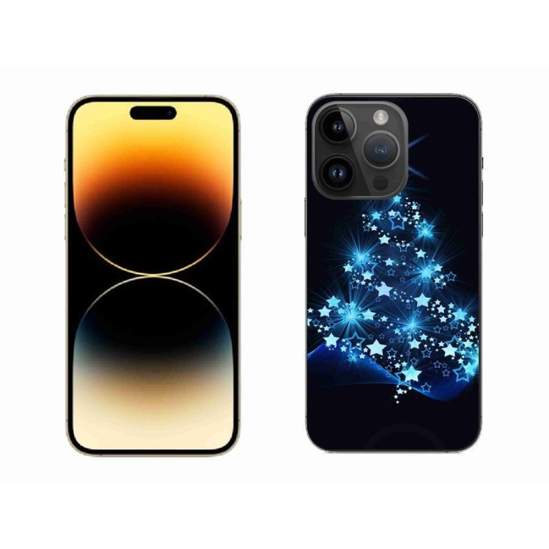 Gelový kryt mmCase na mobil iPhone 14 Pro Max 6.7 - vánoční stromek