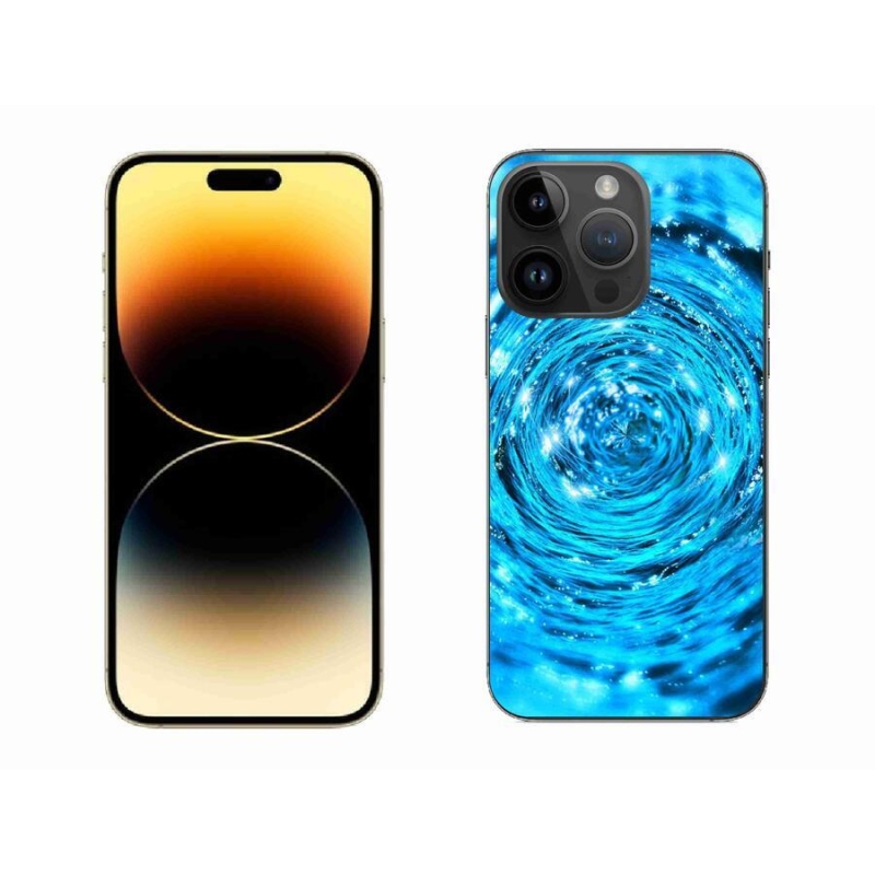Gelový kryt mmCase na mobil iPhone 14 Pro Max 6.7 - vodní vír