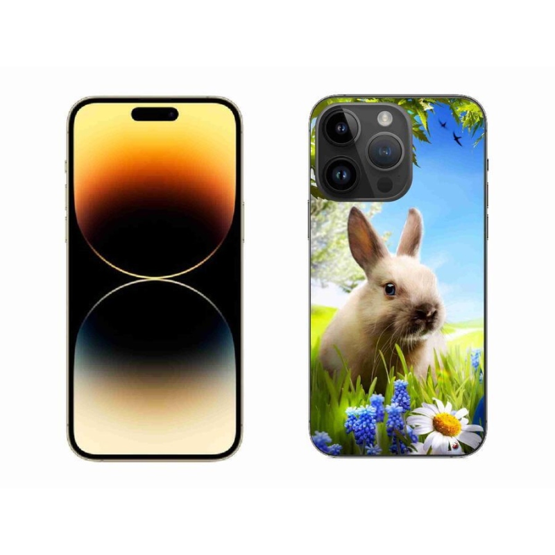 Gelový kryt mmCase na mobil iPhone 14 Pro Max 6.7 - zajíček