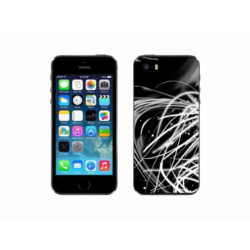 Gelový kryt mmCase na mobil iPhone 5/5s - abstrakt 2