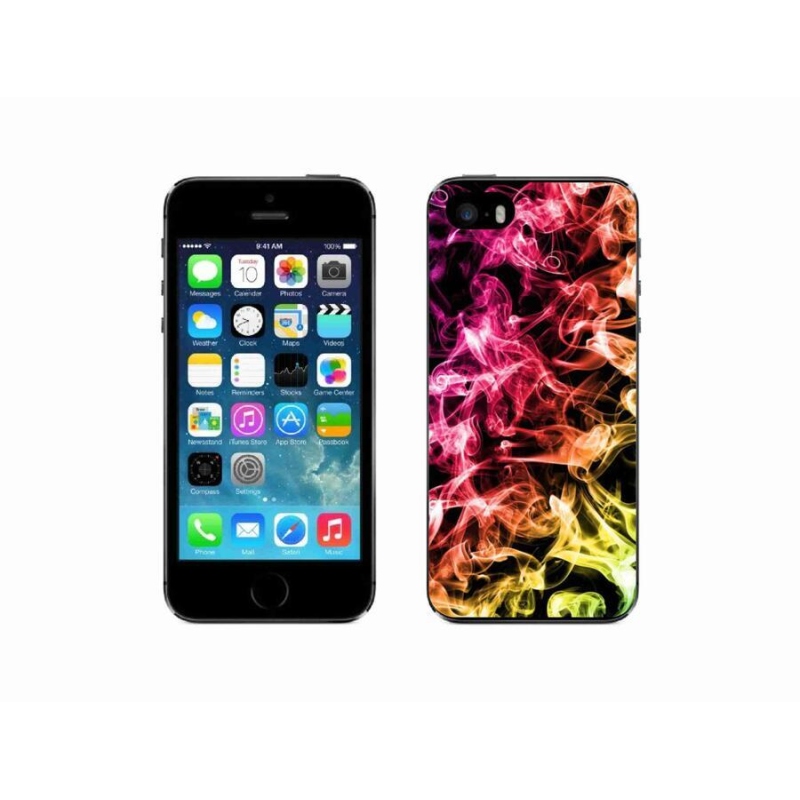 Gelový kryt mmCase na mobil iPhone 5/5s - abstraktní vzor 6