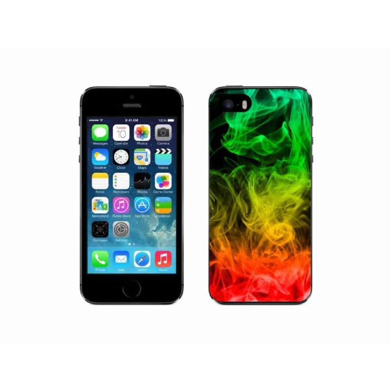Gelový kryt mmCase na mobil iPhone 5/5s - abstraktní vzor 7
