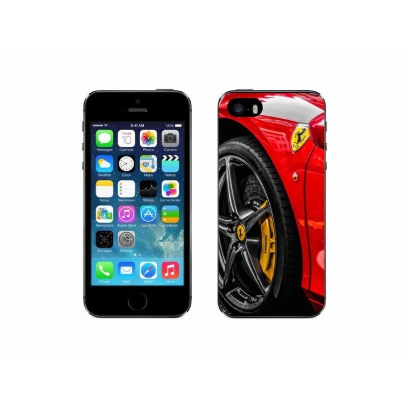 Gelový kryt mmCase na mobil iPhone 5/5s - auto 1