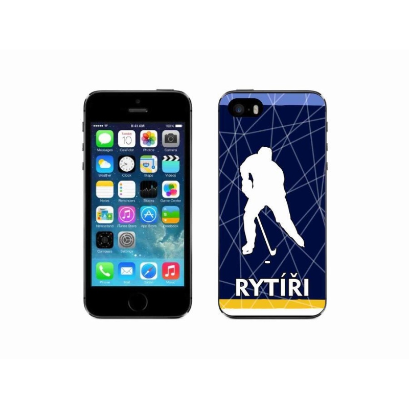 Gelový kryt mmCase na mobil iPhone 5/5s - Rytíři