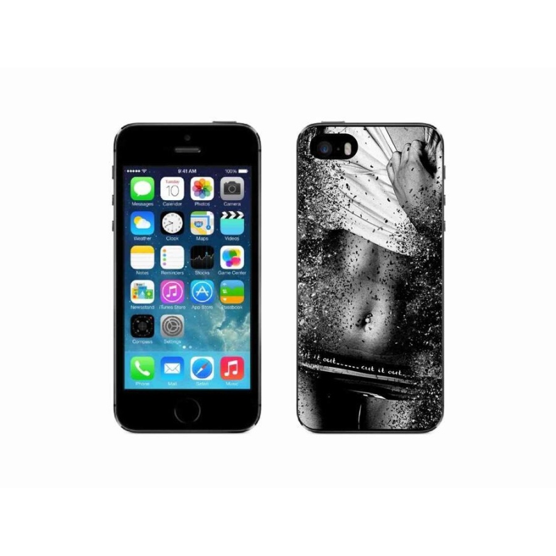 Gelový kryt mmCase na mobil iPhone 5/5s - sexy žena 1