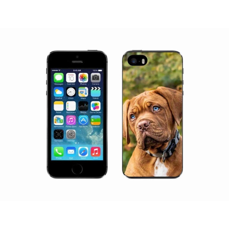 Gelový kryt mmCase na mobil iPhone 5/5s - štěně