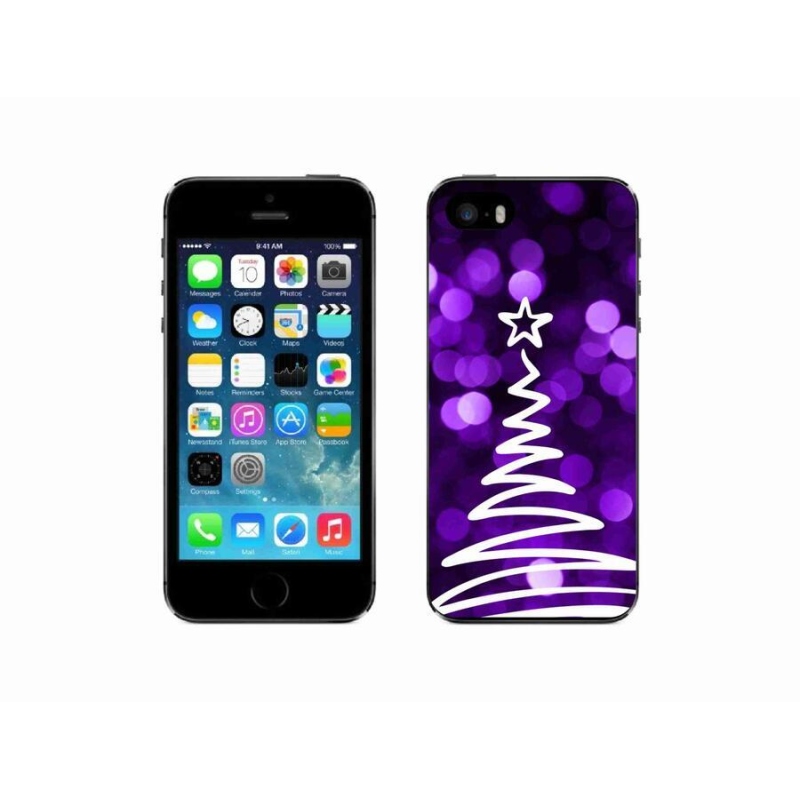 Gelový kryt mmCase na mobil iPhone 5/5s - stromek