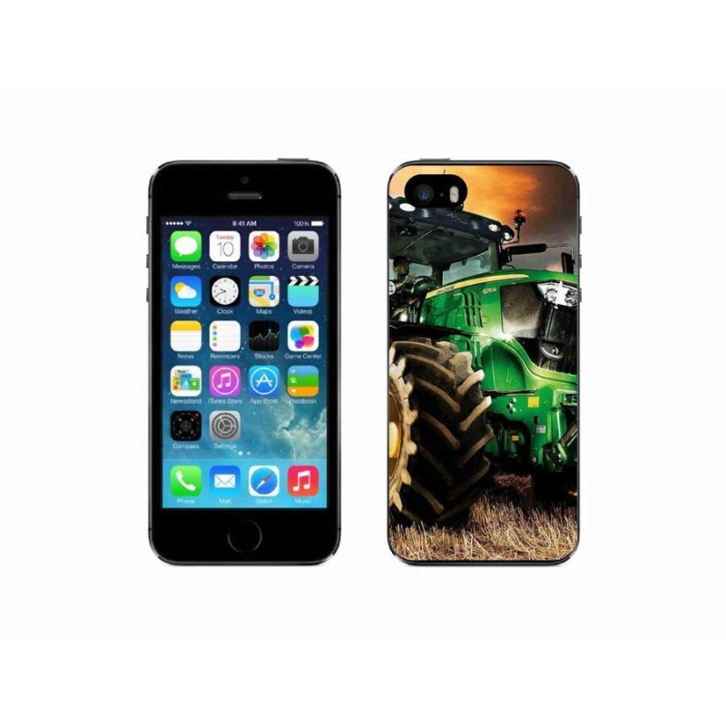Gelový kryt mmCase na mobil iPhone 5/5s - traktor