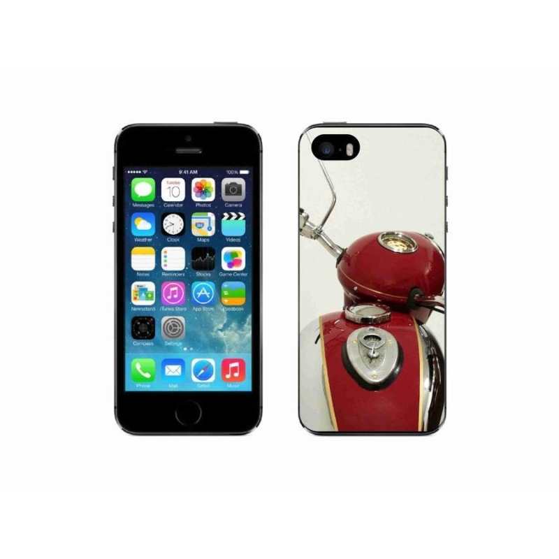 Gelový kryt mmCase na mobil iPhone 5/5s - veterán
