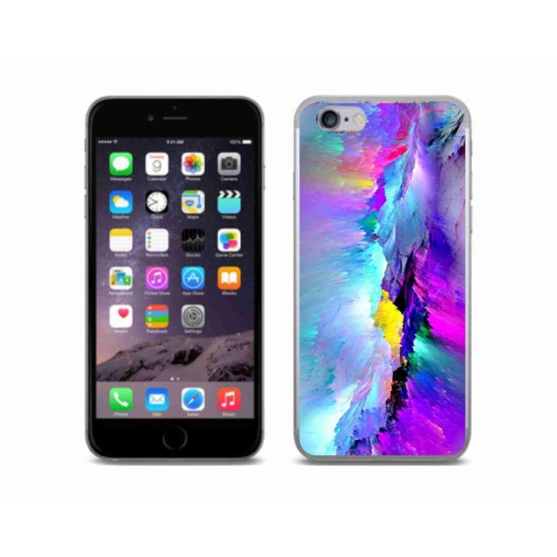 Gelový kryt mmCase na mobil iPhone 6/6S - abstrakt