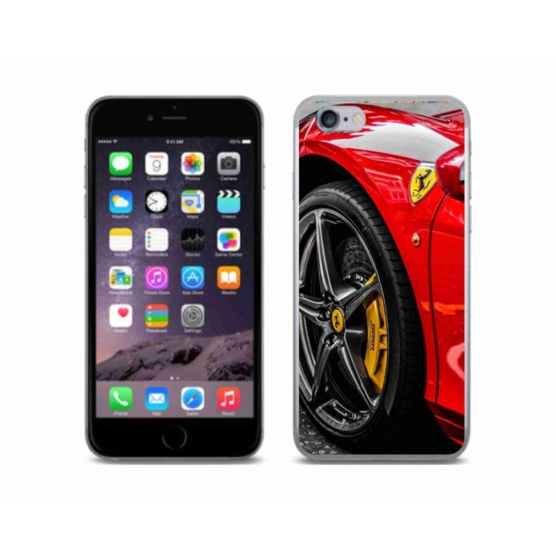 Gelový kryt mmCase na mobil iPhone 6/6S - auto 1