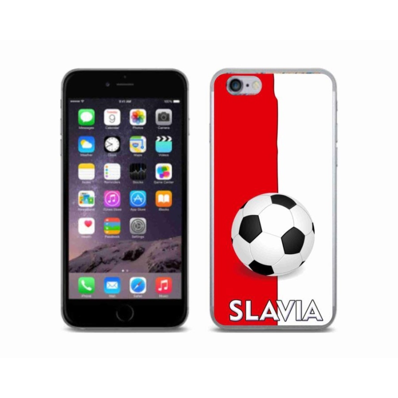 Gelový kryt mmCase na mobil iPhone 6/6S - fotbal 2