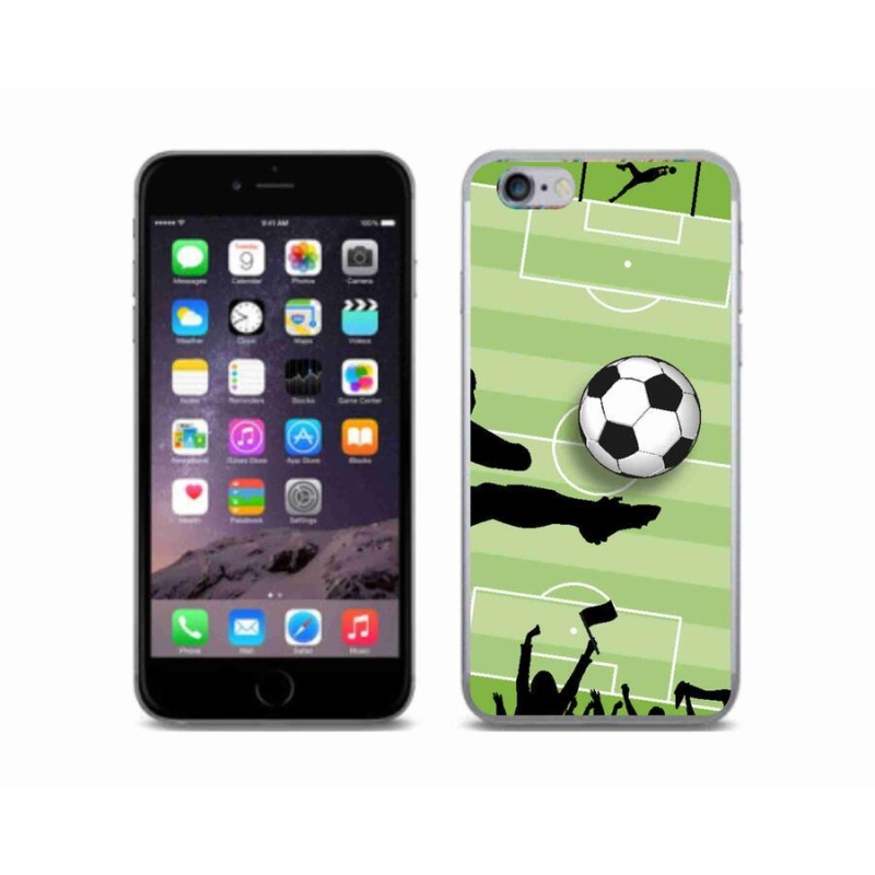 Gelový kryt mmCase na mobil iPhone 6/6S - fotbal 3