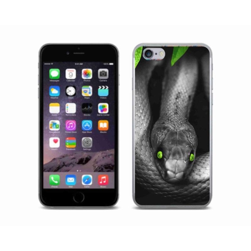 Gelový kryt mmCase na mobil iPhone 6/6S - had