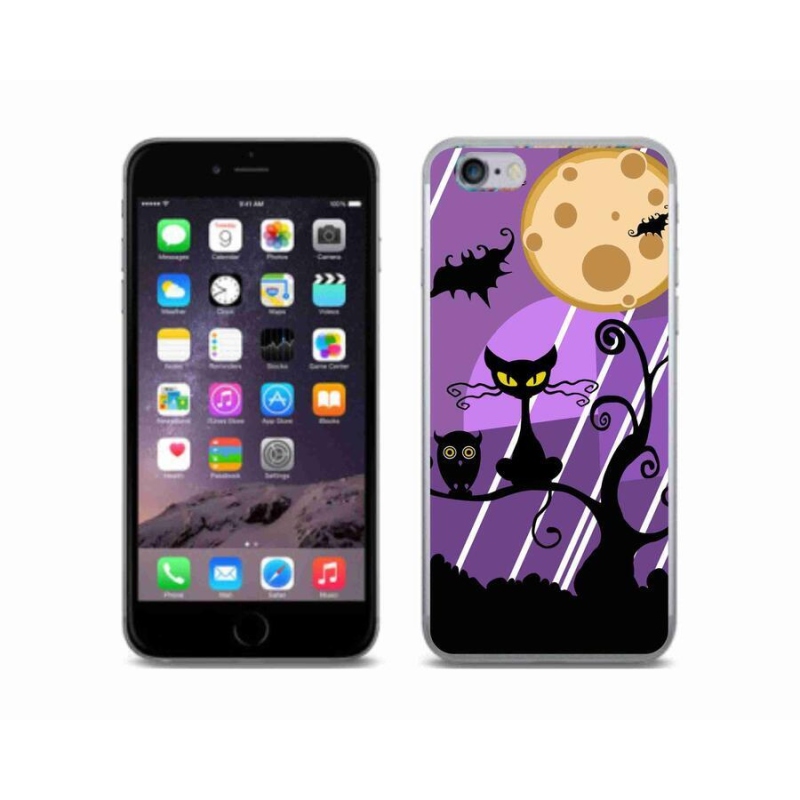 Gelový kryt mmCase na mobil iPhone 6/6S - halloween