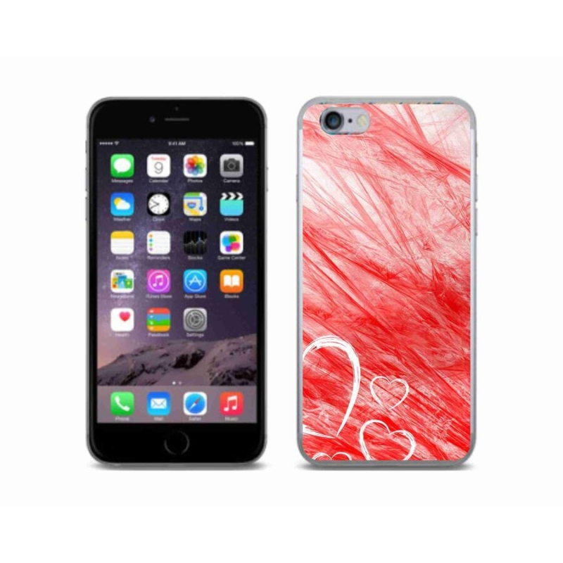 Gelový kryt mmCase na mobil iPhone 6/6S - heart