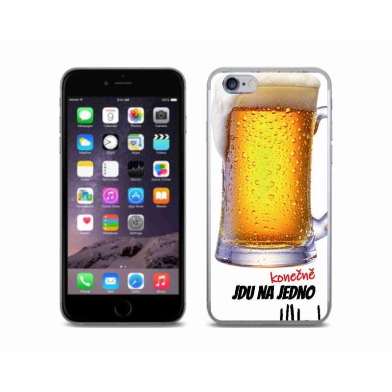 Gelový kryt mmCase na mobil iPhone 6/6S - jdu na jedno