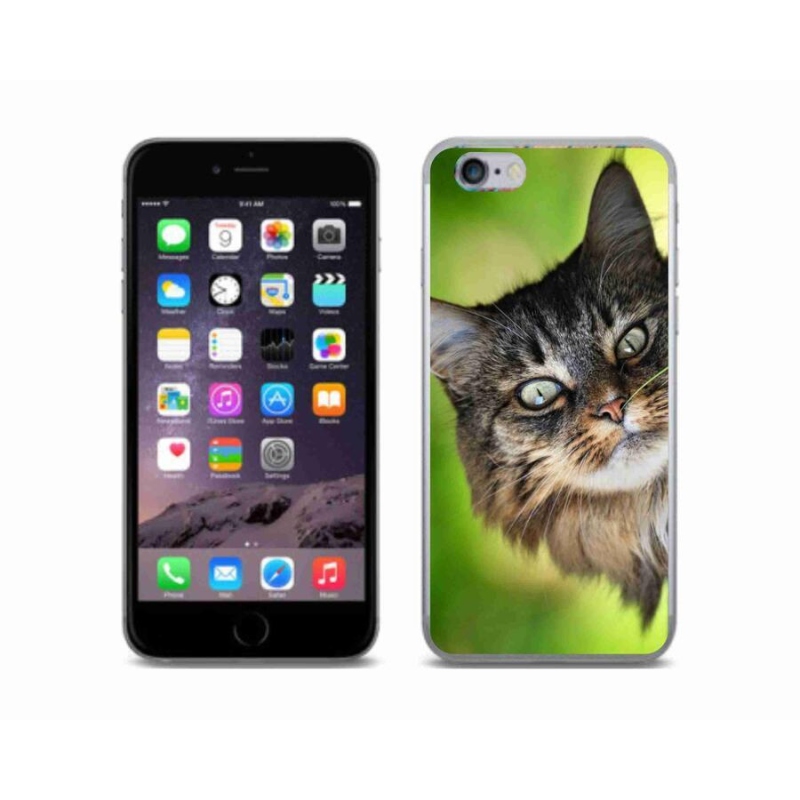 Gelový kryt mmCase na mobil iPhone 6/6S - kočka 3