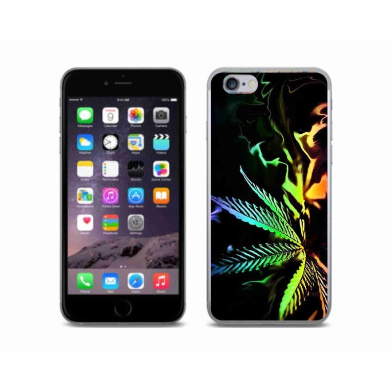 Gelový kryt mmCase na mobil iPhone 6/6S - konopí 2