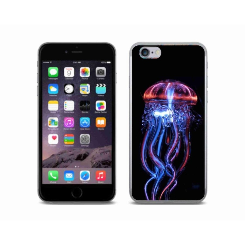 Gelový kryt mmCase na mobil iPhone 6/6S - medúza