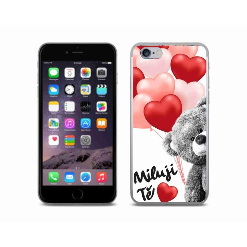 Gelový kryt mmCase na mobil iPhone 6/6S - miluji Tě
