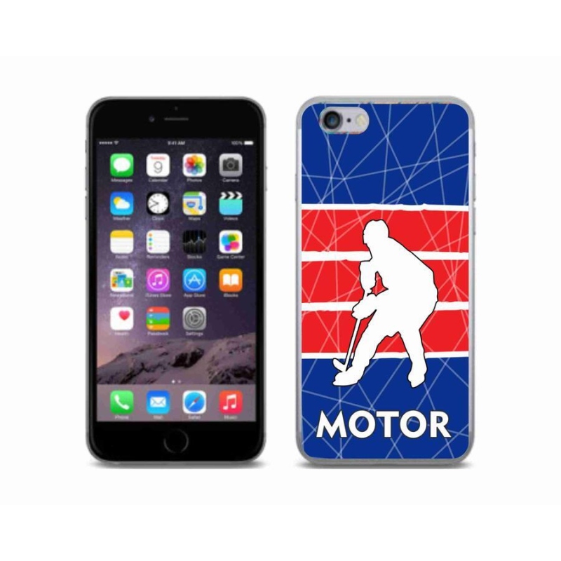 Gelový kryt mmCase na mobil iPhone 6/6S - Motor