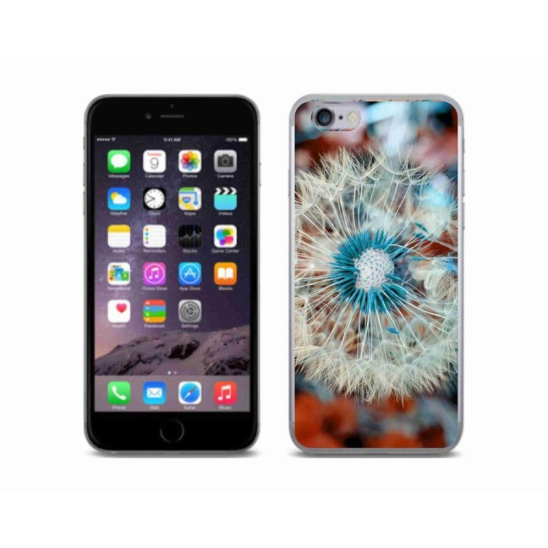 Gelový kryt mmCase na mobil iPhone 6/6S - odkvetlá pampeliška 1