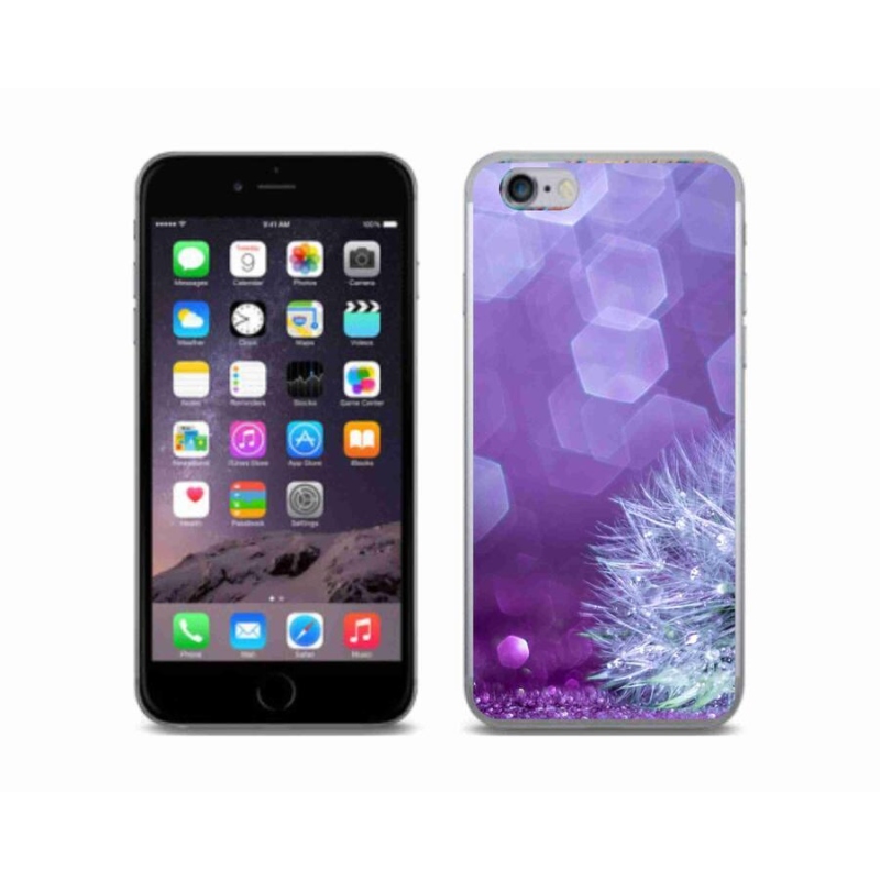 Gelový kryt mmCase na mobil iPhone 6/6S - odkvetlá pampeliška 2