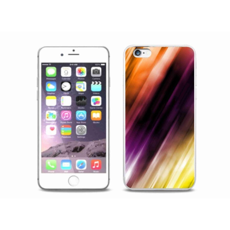 Gelový kryt mmCase na mobil iPhone 6/6S Plus - abstraktní vzor 5