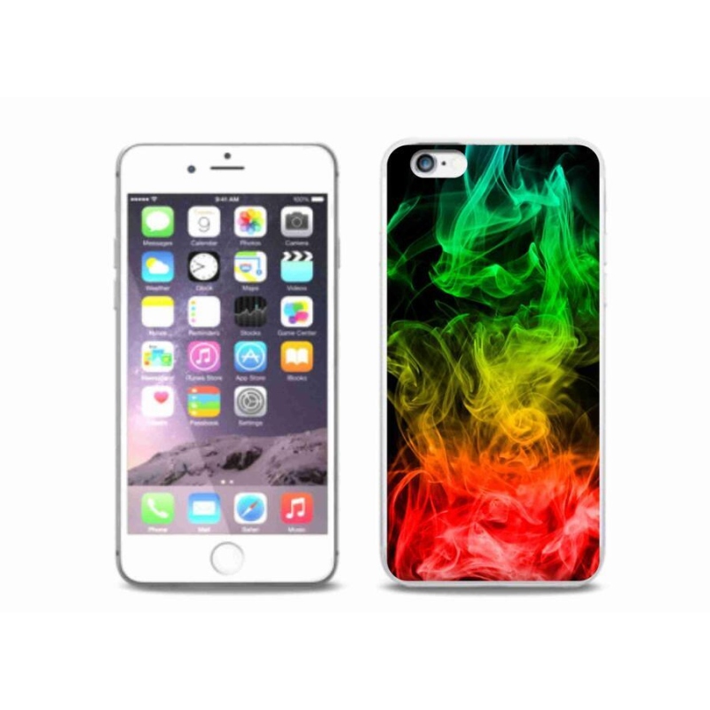 Gelový kryt mmCase na mobil iPhone 6/6S Plus - abstraktní vzor 7
