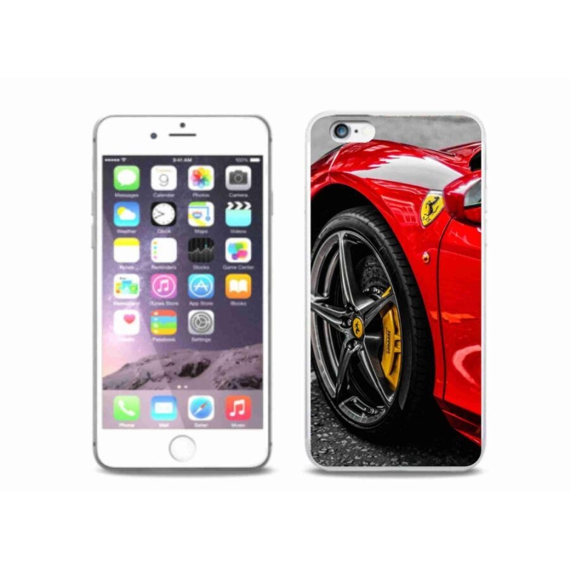 Gelový kryt mmCase na mobil iPhone 6/6S Plus - auto 1