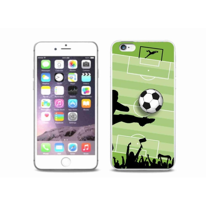 Gelový kryt mmCase na mobil iPhone 6/6S Plus - fotbal 3