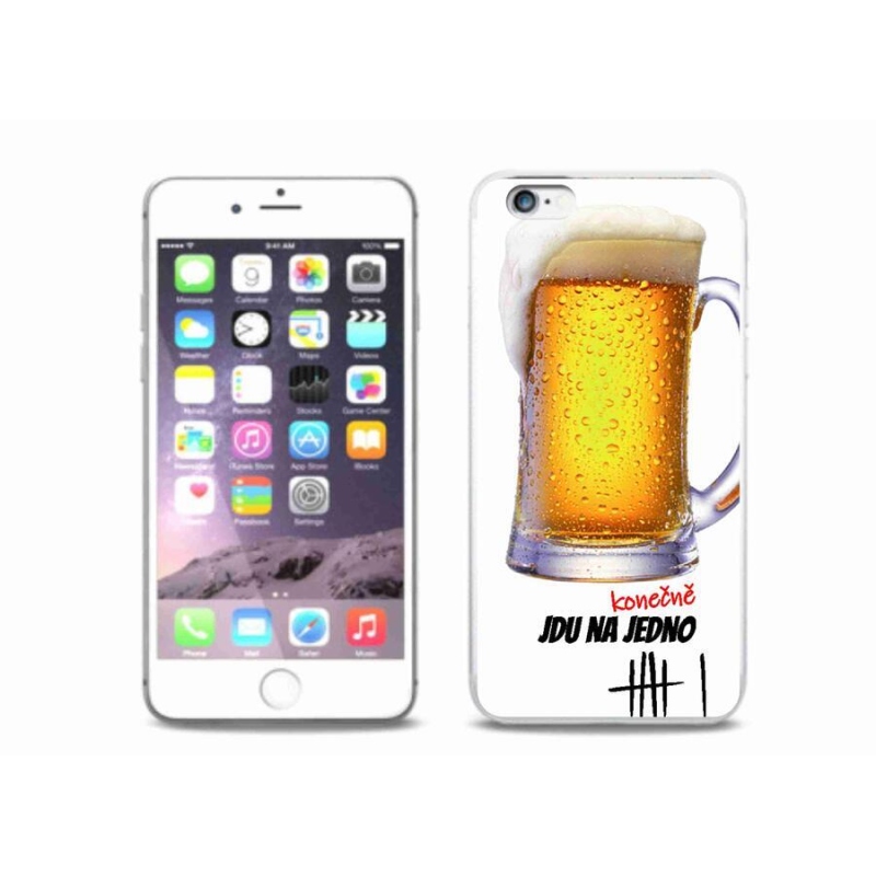 Gelový kryt mmCase na mobil iPhone 6/6S Plus - jdu na jedno