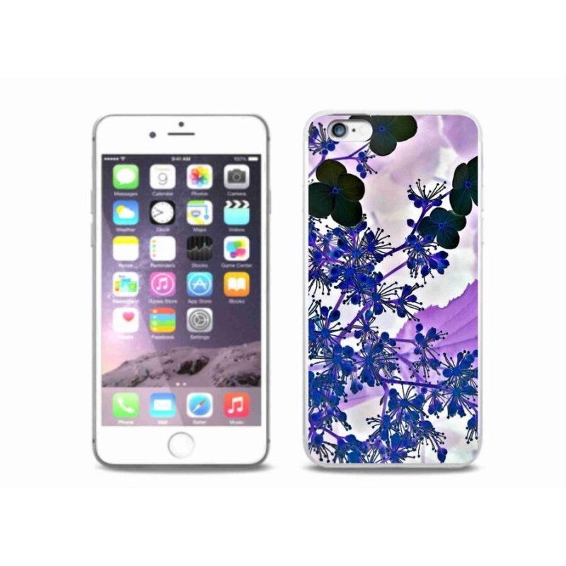 Gelový kryt mmCase na mobil iPhone 6/6S Plus - květ hortenzie