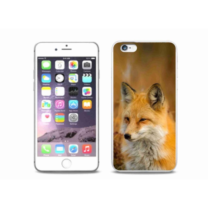 Gelový kryt mmCase na mobil iPhone 6/6S Plus - liška