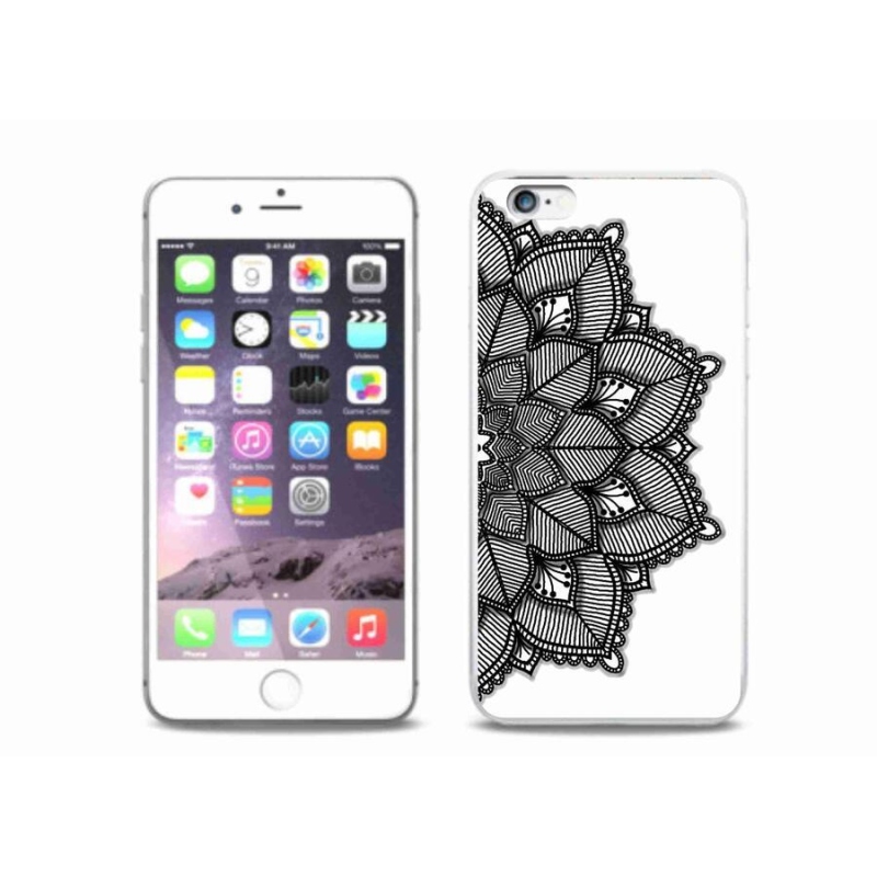 Gelový kryt mmCase na mobil iPhone 6/6S Plus - mandala