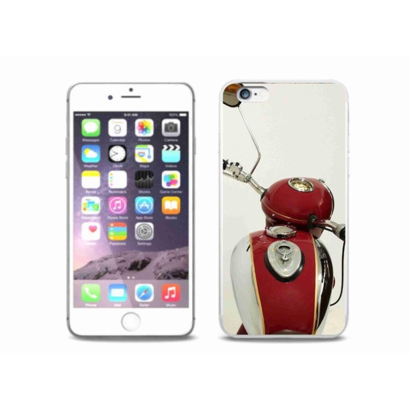 Gelový kryt mmCase na mobil iPhone 6/6S Plus - veterán
