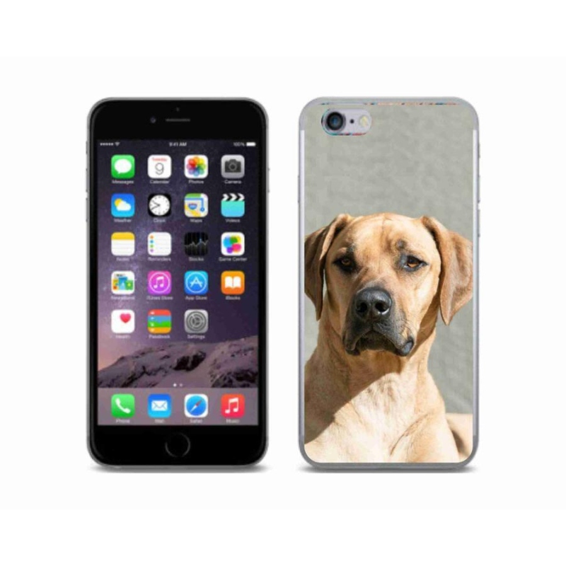 Gelový kryt mmCase na mobil iPhone 6/6S - ridgeback