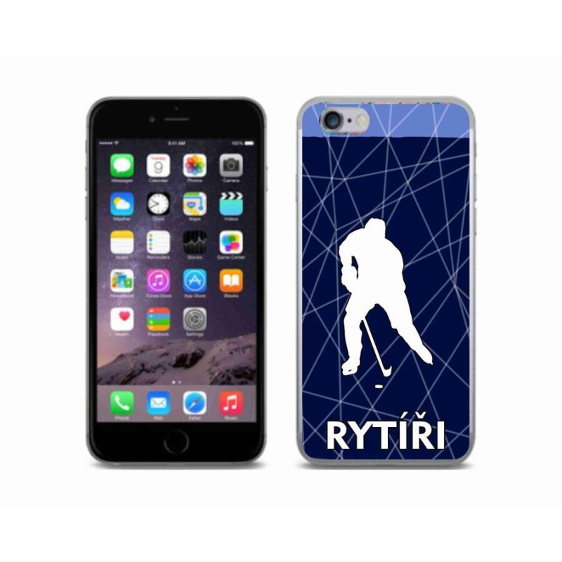 Gelový kryt mmCase na mobil iPhone 6/6S - Rytíři