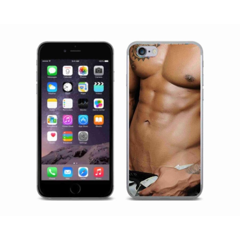 Gelový kryt mmCase na mobil iPhone 6/6S - sexy muž
