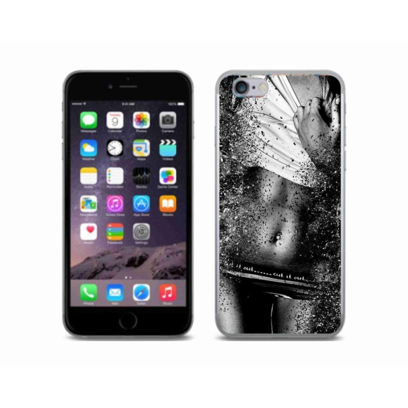 Gelový kryt mmCase na mobil iPhone 6/6S - sexy žena 1